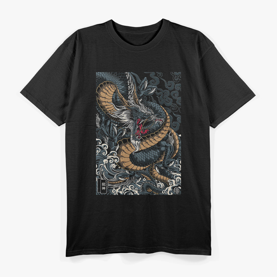 Japanese Tokyo Dragon - Asian-Inspired Retro 80s Vibes with Bold Energy T-Shirt