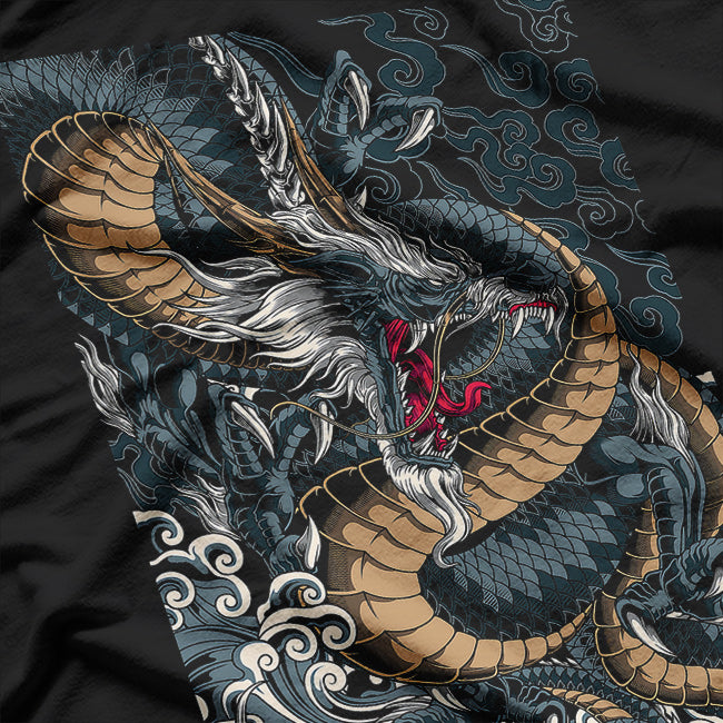 Japanese Tokyo Dragon - Asian-Inspired Retro 80s Vibes with Bold Energy T-Shirt