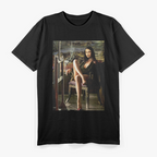 Sexy Mona Lisa Smoking - Art with a Twist T-Shirt