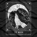 Tarot Card Distressed Wolf – Mystical and Powerful T-Shirt