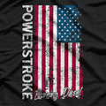 Powerstroke Burning Diesel American T-Shirt