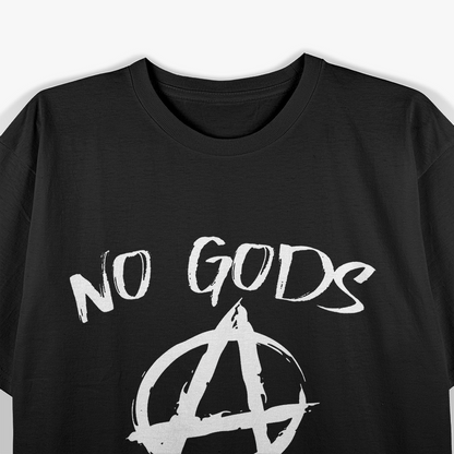 No God No Masters Anti-Religion Atheist T-Shirt