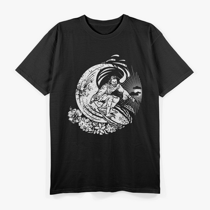 Surfing Jesus - Cool Vintage Style T-Shirt