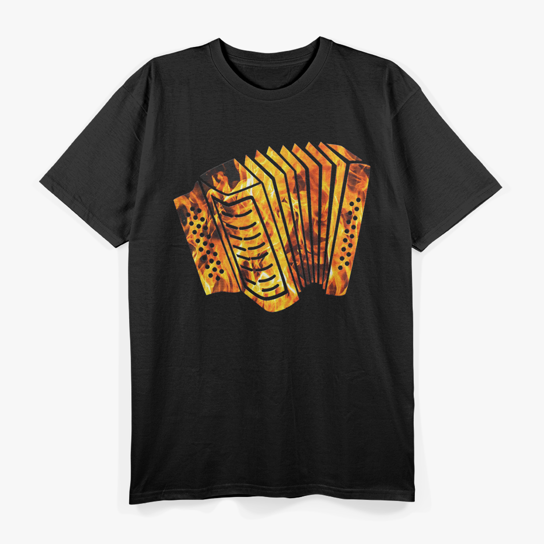 Accordion Dress Burning Accordion T-Shirt