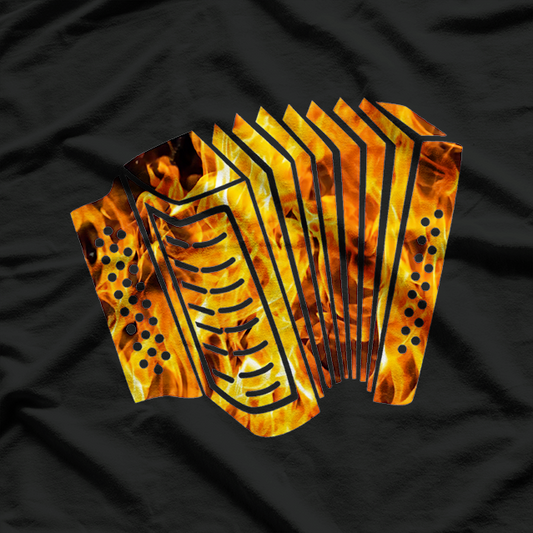 Accordion Dress Burning Accordion T-Shirt