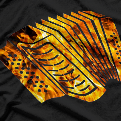 Accordion Dress Burning Accordion T-Shirt