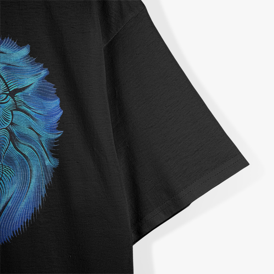 Blue Leo – Bold and Brave Zodiac Energy T-Shirt