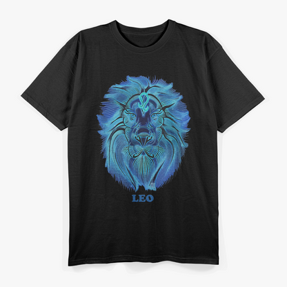 Blue Leo – Bold and Brave Zodiac Energy T-Shirt