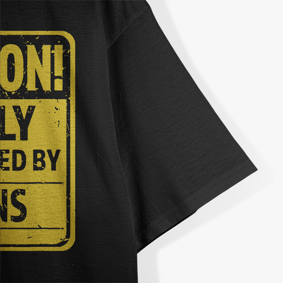 Caution Funny Train Enthusiasts T-Shirt