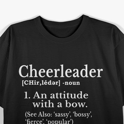 Cheerleader Definition Flyer Role Perfect for Cheer Squad T-Shirt