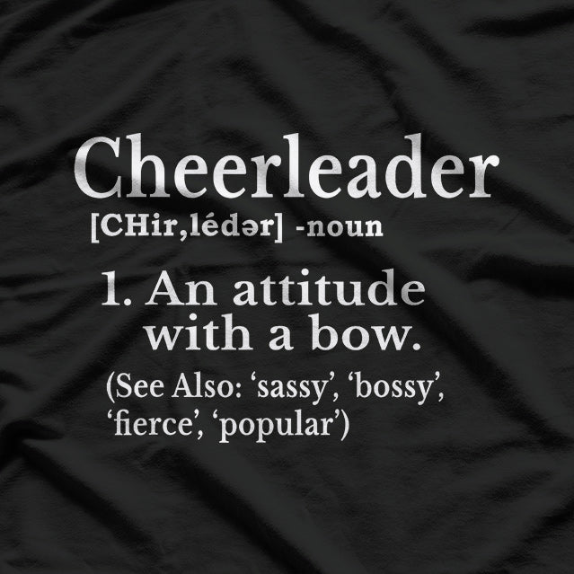 Cheerleader Definition Flyer Role Perfect for Cheer Squad T-Shirt