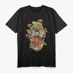 Frog Skull & Mushroom Collector T-Shirt