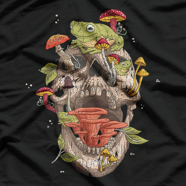 Frog Skull & Mushroom Collector T-Shirt