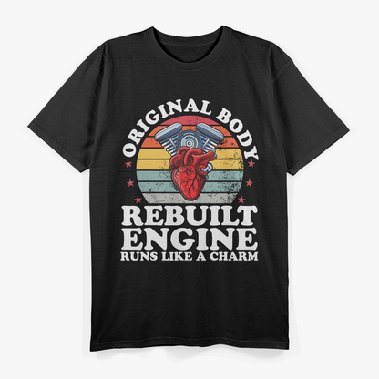 Rebuilt Engine Open Heart Surgery Recovery Survivor T-Shirt