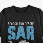 Search And Rescue Helicopter SAR Vintage Distressed T-Shirt
