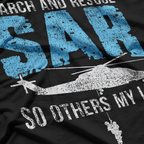 Search And Rescue Helicopter SAR Vintage Distressed T-Shirt