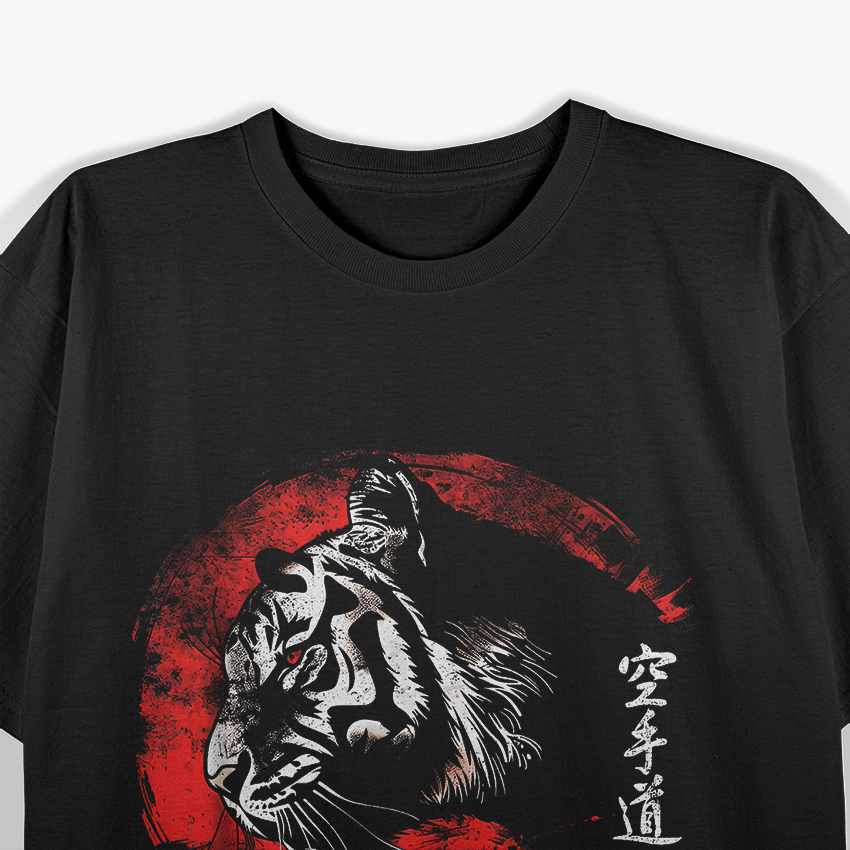 Tiger Karate Symbols Shotokan Dojo T-Shirt