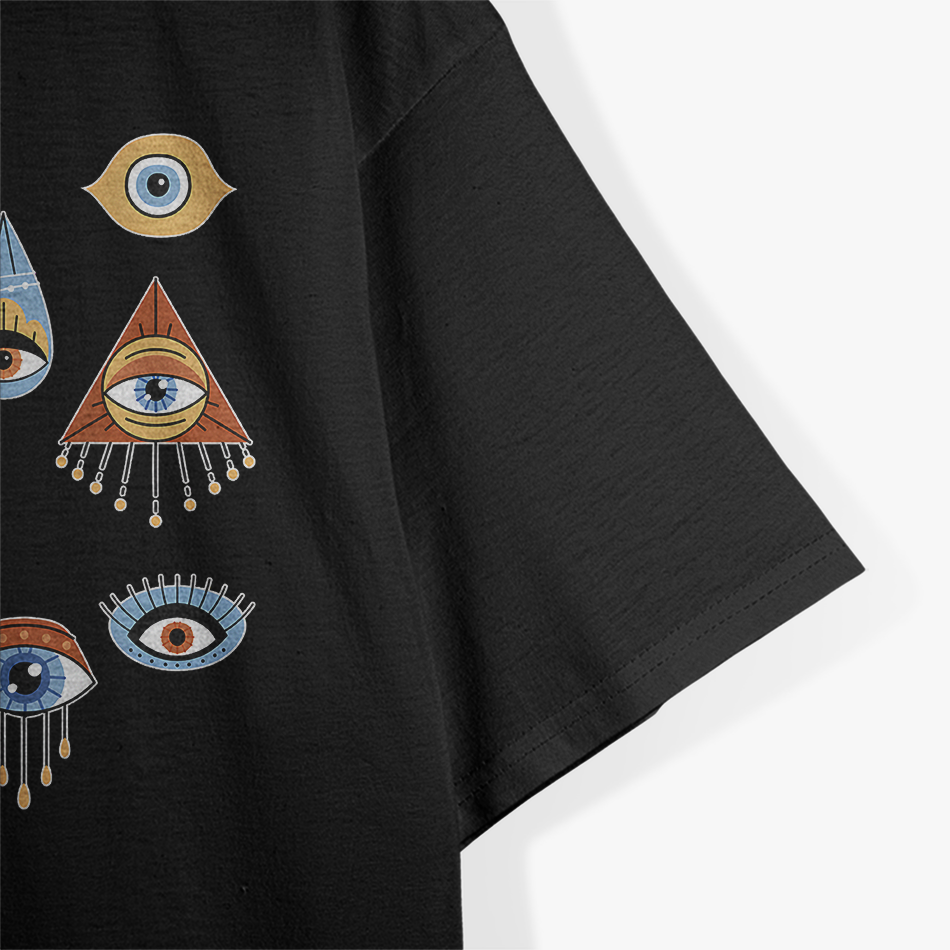 Hand of Hamsa - Seeing Eyes and Evil Protection T-Shirt