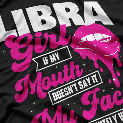 Libra Girl - Astrology Zodiac Birthday T-Shirt