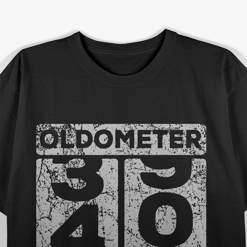 Oldometer 39 to 40 Funny 40th Birthday T-Shirt