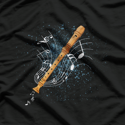 Recorder Orchestra Instrument Flute T-Shirt