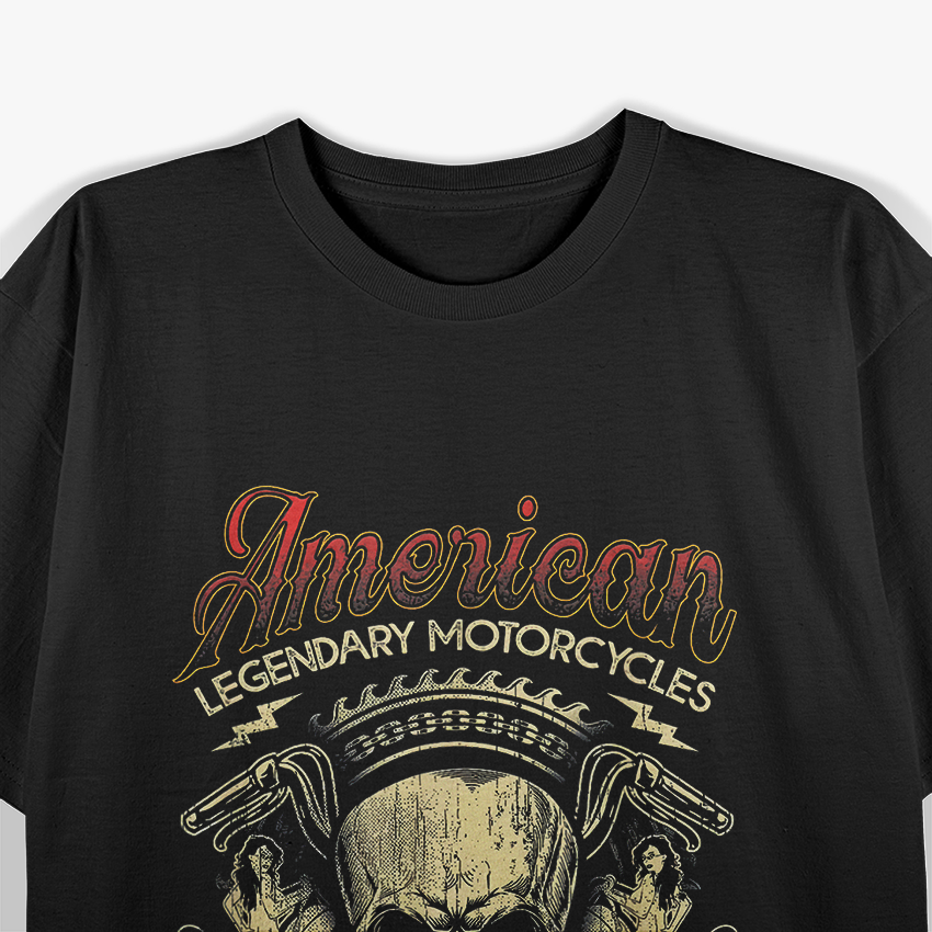 Retro Vintage American Motorcycle Indian for Old Biker T-Shirt