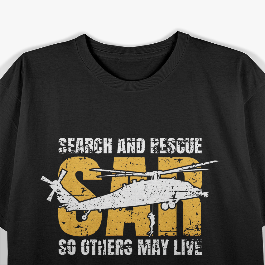 Vintage Distressed Design Search T-Shirt