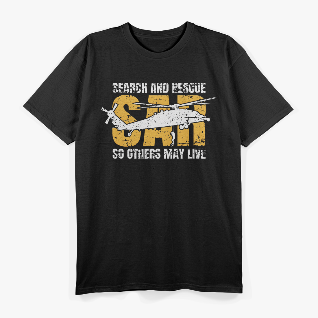 Vintage Distressed Design Search T-Shirt