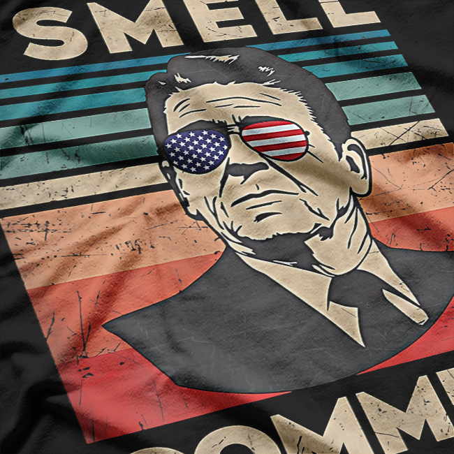 Retro Reagan - I Smell Commies Funny T-Shirt