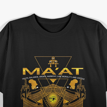 AKD MA'AT Sacred Geometry Science Egyptian T-Shirt
