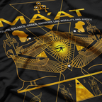 AKD MA'AT Sacred Geometry Science Egyptian T-Shirt