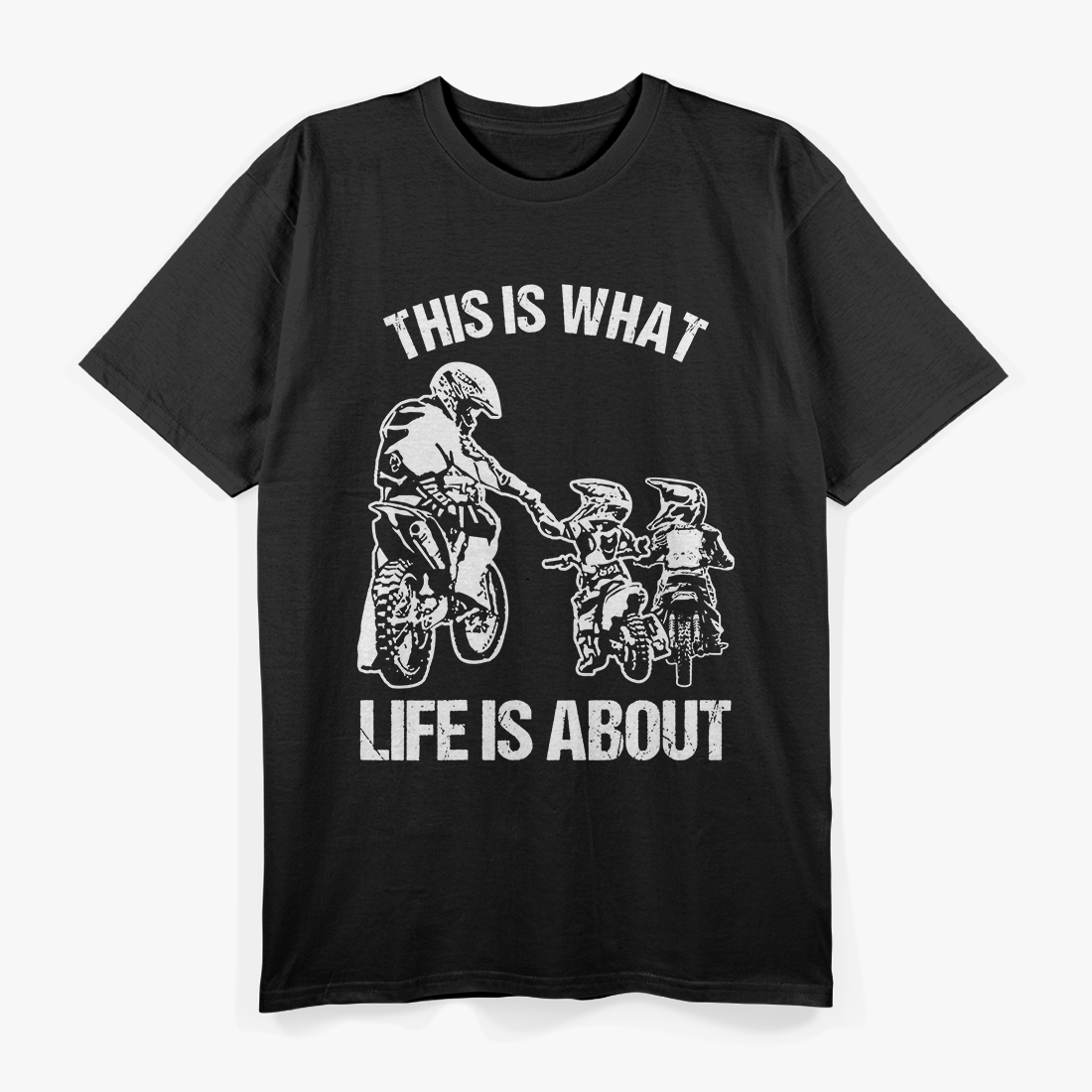 Dirt Bike Dad Motocross Motorcycle FMX Biker T-Shirt