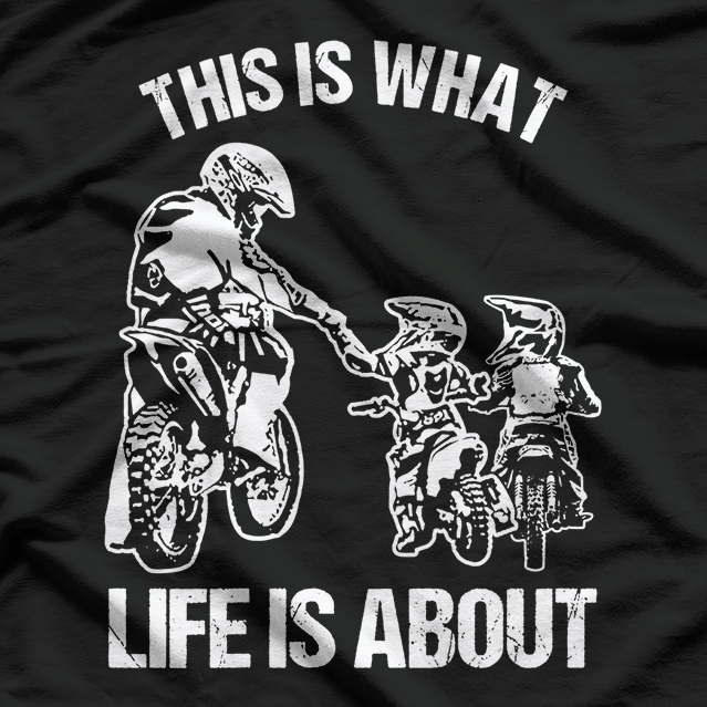 Dirt Bike Dad Motocross Motorcycle FMX Biker T-Shirt