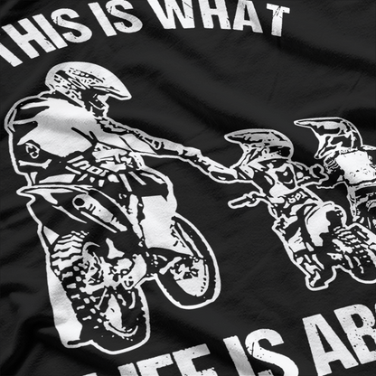 Dirt Bike Dad Motocross Motorcycle FMX Biker T-Shirt