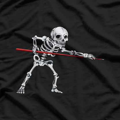 Skeleton Billiards Halloween Billiard Pool Snooker T-Shirt