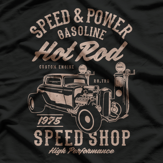 Vintage 1975 Racing Retro Speed Enthusiast Collector T-Shirt
