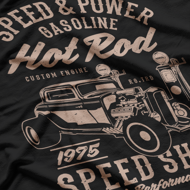 Vintage 1975 Racing Retro Speed Enthusiast Collector T-Shirt