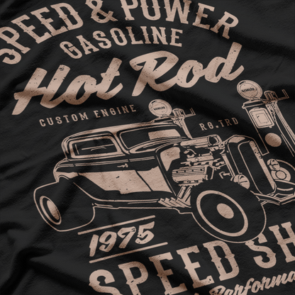 Vintage 1975 Racing Retro Speed Enthusiast Collector T-Shirt