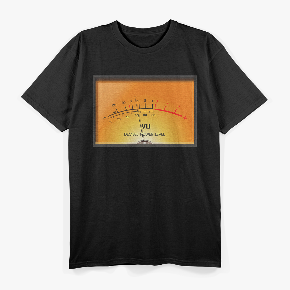 Vintage Audio Engineer Recording Studio Volume VU Meter T-Shirt