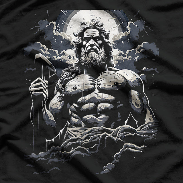 Greek Mythology Zeus, the Mighty King of Gods T-Shirt