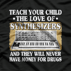 The Love Of Synthesizers Funny Synth Synthesizer T-Shirt