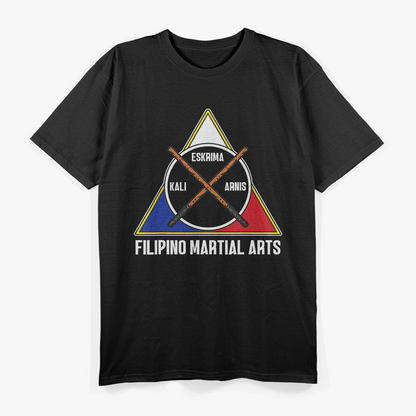 Arnis Kali Eskrima, Escrima Sticks Filipino Flag T-Shirt