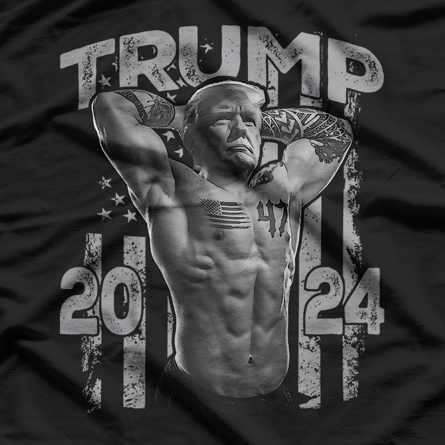 Muscle Trump - Bodybuilding President 2024 T-Shirt