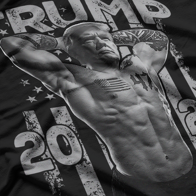 Muscle Trump - Bodybuilding President 2024 T-Shirt