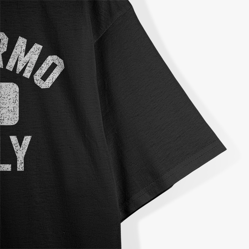 Palermo Sicily Gym Style Distressed Look T-Shirt