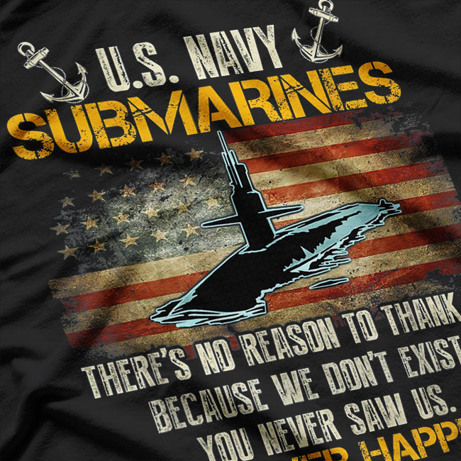 U.S. Submarine Service - Honor the Silent Defenders of the Deep T-Shirt