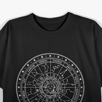 Zodiac Wheel - Horoscope & Astrology Science T-Shirt