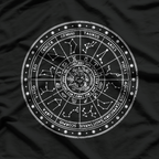 Zodiac Wheel - Horoscope & Astrology Science T-Shirt