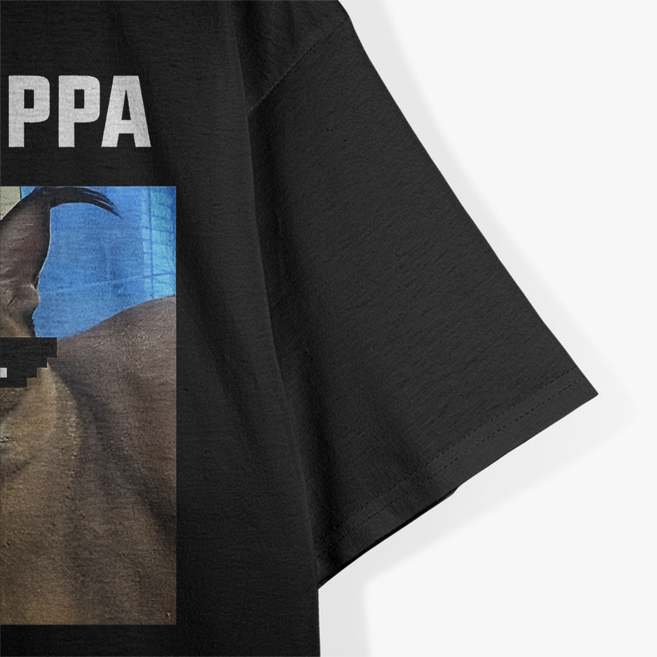 Animal Big Floppa Meme Graphic T-Shirt