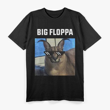 Animal Big Floppa Meme Graphic T-Shirt